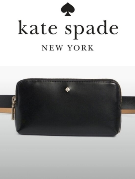kate spade Accessories - Kate Spade Black Leather Purse Belt Small/Medium